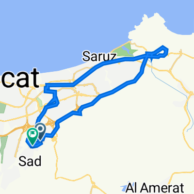 bowshar to qurom vice versa