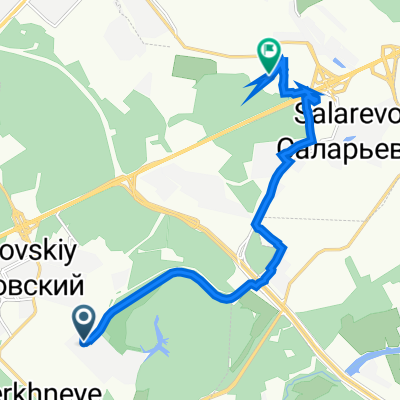 От московская улица 3, Москва до без названия № 17/2Д, Москва