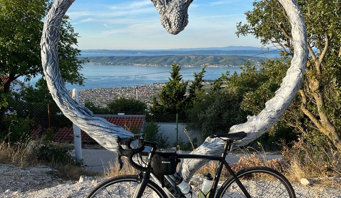 Foto 1 der Bikemap-Route "Ulica don Frane Bulića 28, Solin to Put Malačke 169, Radošić"