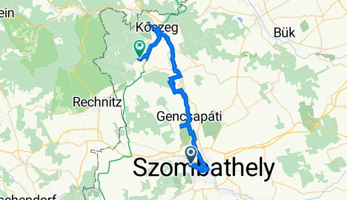 Szombathely-Kőszeg-Cák