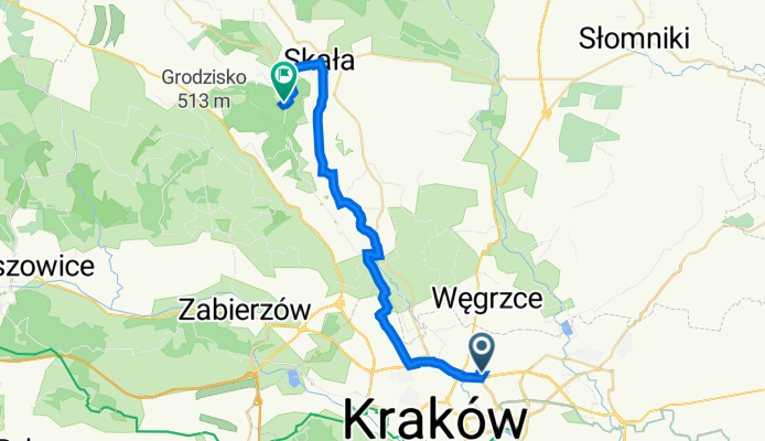 Kraków to Ojców