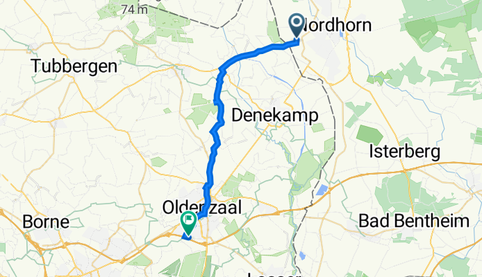 Sonnenteich 7, Nordhorn nach Zutphenstraat 15, Oldenzaal