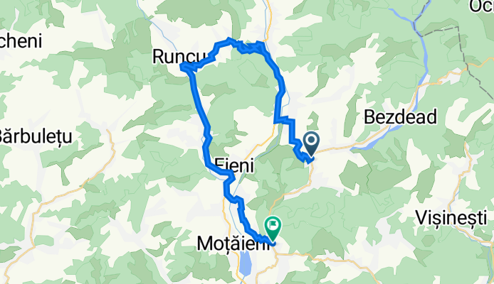 Ocol Tunari - Pietrosita - Runcu - Fieni - Miculesti