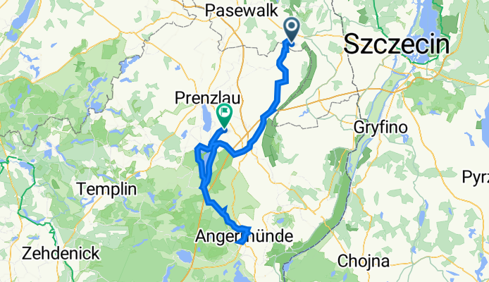 Menkiner Straße 26A, Bergholz nach Hauptstraße 71, Uckerfelde
