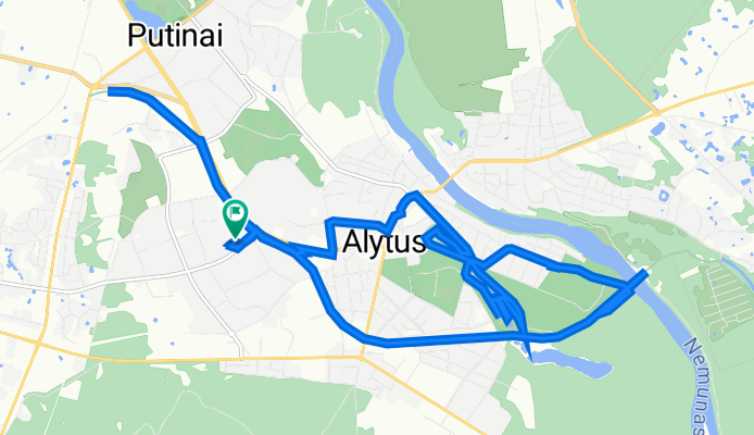 Statybininkų g. 30D, Alytus to Statybininkų g. 30D, Alytus