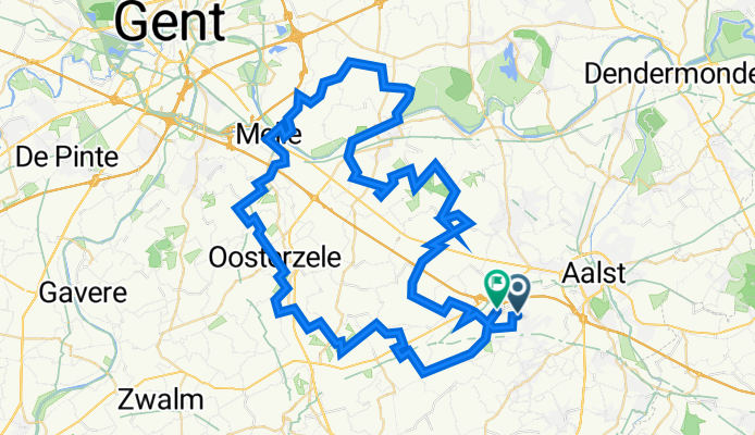 Kwalenhoekstraat 38, Erpe-Mere naar Nijverheidsstraat 4, Erpe-Mere