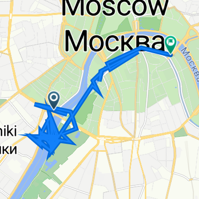 От Новокрымский проезд 1, Москва до Садовническая улица 42 строение 6, Москва