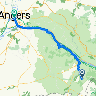 27 Rue des Amandiers, Bellevigne-les-Châteaux à 20 bis Rue de Brissac, Angers