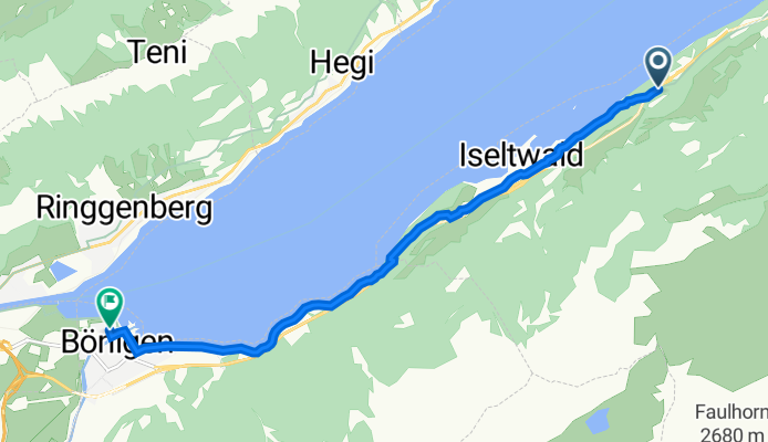 A8, Iseltwald à Campingstrasse 13, Bönigen b. Interlaken