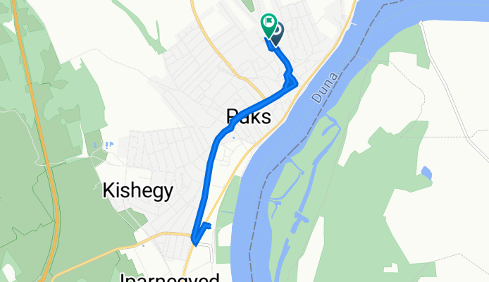 Petőfi Sándor utca 37., Paks to Bástya utca 37., Paks