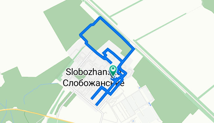 Сергея Закоры улица, 8, Слобожанское до Циолковского улица, 20, Слобожанское