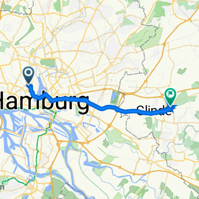 Rutschbahn 18, Hamburg nach Op den Stüben 26B, Reinbek