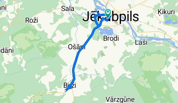 Draudzības aleja 19, Jēkabpils to Draudzības aleja 19, Jēkabpils