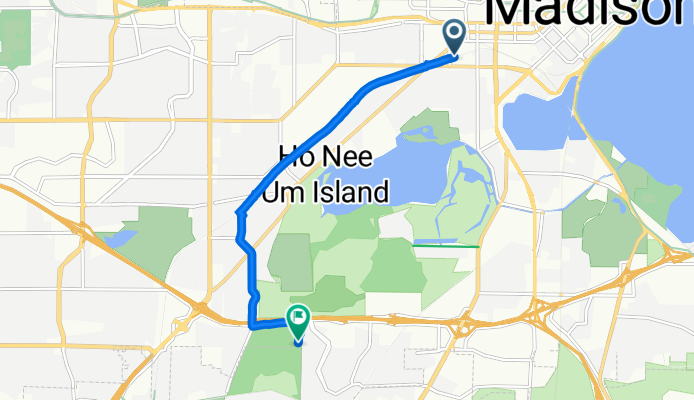 46 N Orchard St, Madison to 303 River Bend Rd, Madison