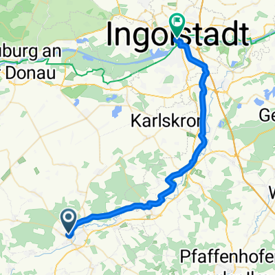 Anfahrt Sternradeln Ingolstadt