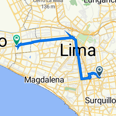 De Jirón Horacio Cachay Díaz 128, Lima a Avenida Óscar R. Benavides 3866, Bellavista