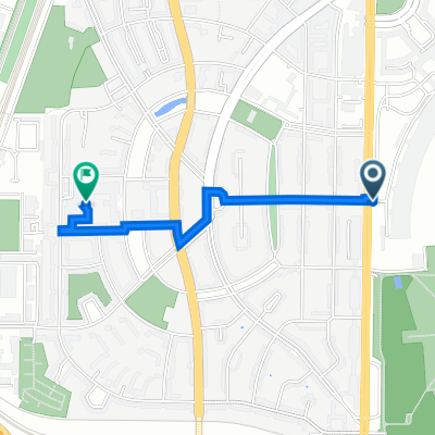 Tempelhofer Damm 45, Berlin nach Wüsthoffstraße 15, Berlin