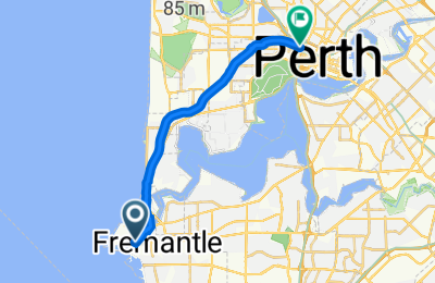 Route in der Bikemap App öffnen