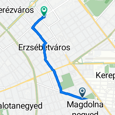 Teleki László tér, Budapest to Lövölde tér 2B., Budapest