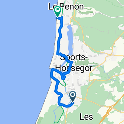 5 Boulevard des Cigales, Capbreton à 14 Avenue des Embruns, Seignosse