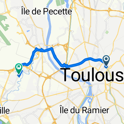 Toulouse to Chemin de Tournefeuille 199, Toulouse