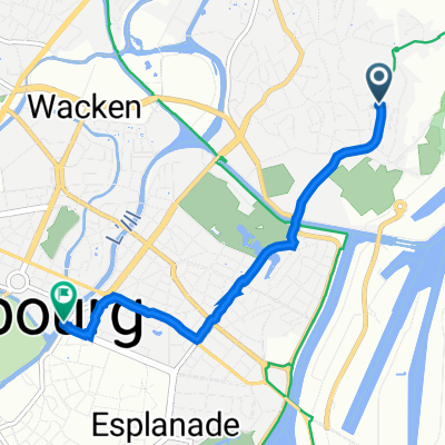 12–14 Rue de la Lamproie, Straßburg nach Avenue de la Marseillaise, Straßburg
