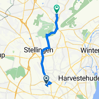 Haferweg 17, Hamburg nach Paul-Sorge-Straße 20B, Hamburg