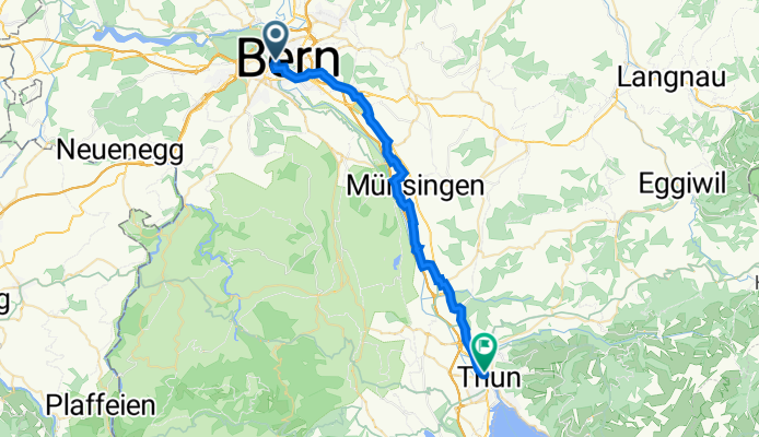 Bollwerk 8, Berne to Grabenstrasse 40A, Thoune