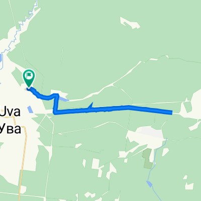 От улица Победы 10, Ува до улица Победы 12, Ува