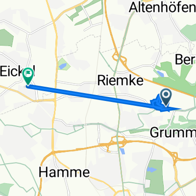 Hiltroper Straße 149–169, Bochum to Hannibalstraße 16, Herne