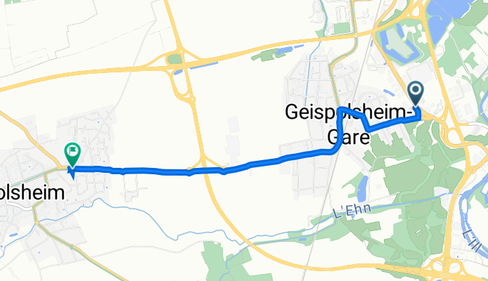 1 Rue du Fort, Geispolsheim à 4 Rue de la Porte-Basse, Geispolsheim