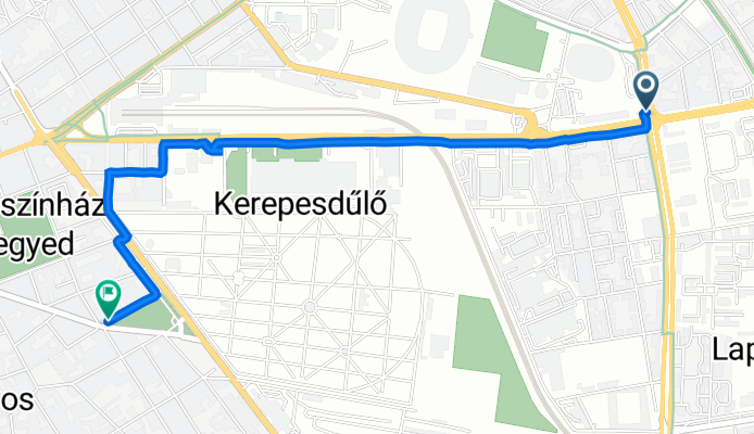 Hungária körút 50., Budapest to Teleki László tér 25., Budapest