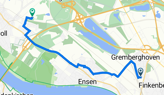 Cimbernstraße 1, Köln nach Poller Holzweg 10, Köln