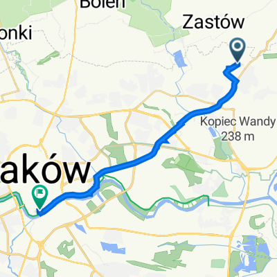 Stary Gościniec 1K, Kraków do Trynitarska 11, Kraków