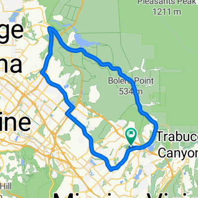 OC: Limestone Canyon Loop