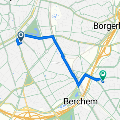 Hemelstraat 19, Antwerpen naar Junostraat 25, Antwerpen