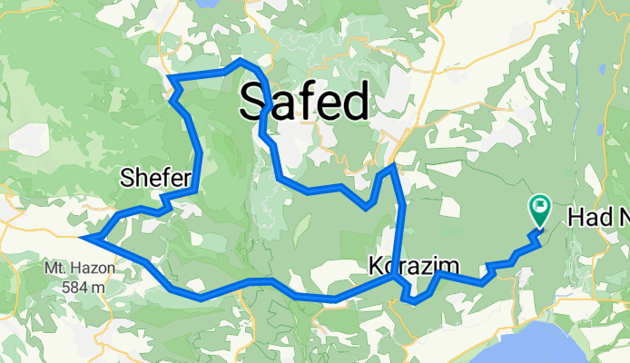 Karkom-Zefat-Meron-Karkom