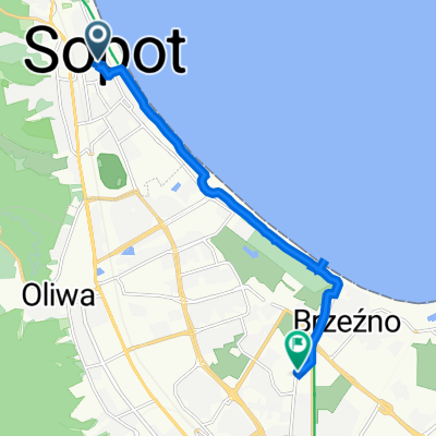 Bohaterów Monte Cassino 55, Sopot do Bolesława Chrobrego 96, Gdańsk