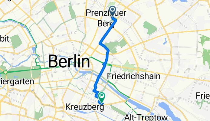 Lilli-Henoch-Straße 20, Berlin nach Oranienstraße 205, Berlin