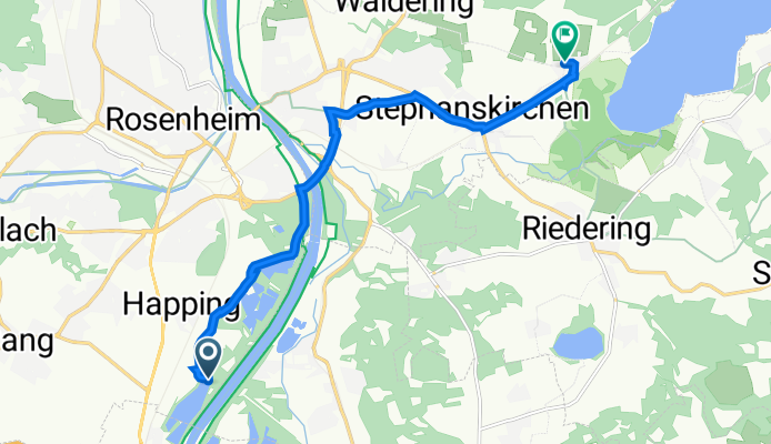 Seestraße 49, Rosenheim nach Edlinger Straße, Stephanskirchen