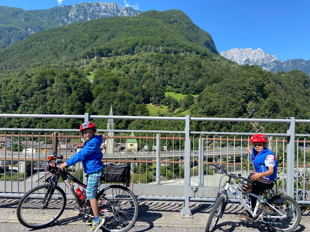 Pontebba fino a Dongna con i bambini