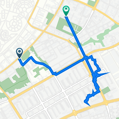 Route to Пеђе Милосављевића 42, Београд