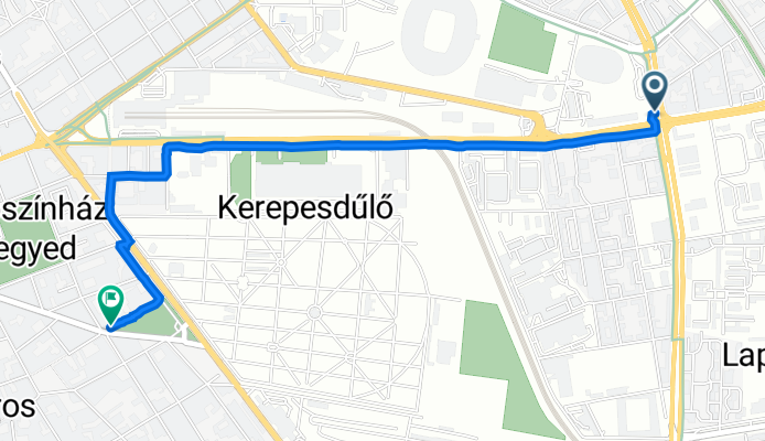 Hungária körút 50., Budapest to Teleki László tér 25., Budapest