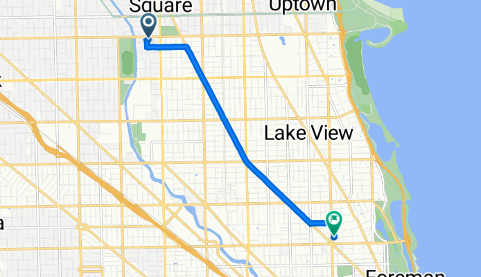 4345 N Campbell Ave, Chicago to 2435 N Halsted St, Chicago