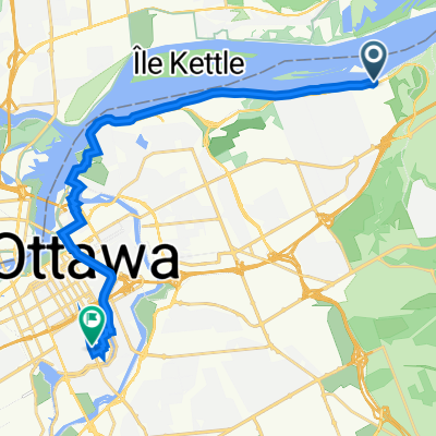 Ottawa River Pathway A, Ottawa to 877 Bank St, Ottawa