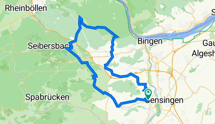 Lalo - Waldalgesheim - Lauschhütte - Stromberg - Lalo