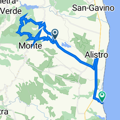 D 42, Canale-di-Verde nach 1136 Mazzolo, Linguizzetta