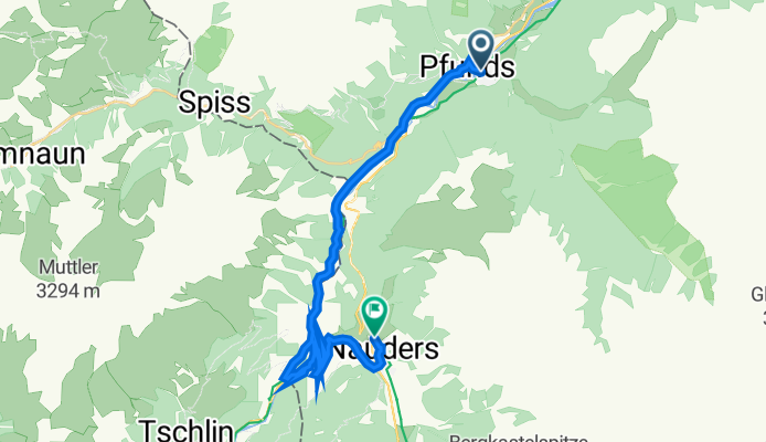 Dorf 105, Pfunds to Nauders 458, Nauders