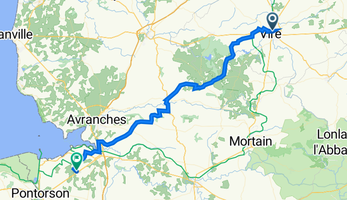 Atlantic-Route 18. Etappe Vire-Normandie - Saint Grégoire