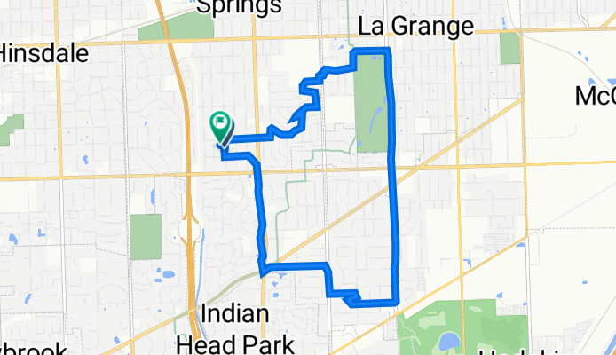 5324 Woodland Ave, Western Springs to 5312 Woodland Ave, Western Springs